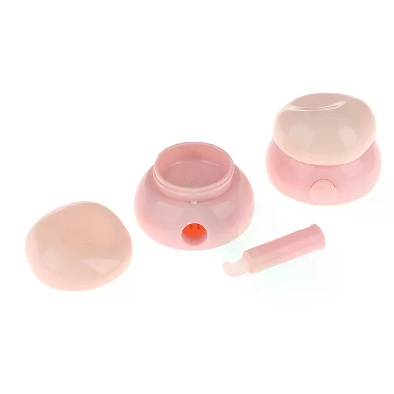 3.5g Mini Refillable Cosmetic Jar with Silicone Spoon Refillable Cosmetic Jar QXL