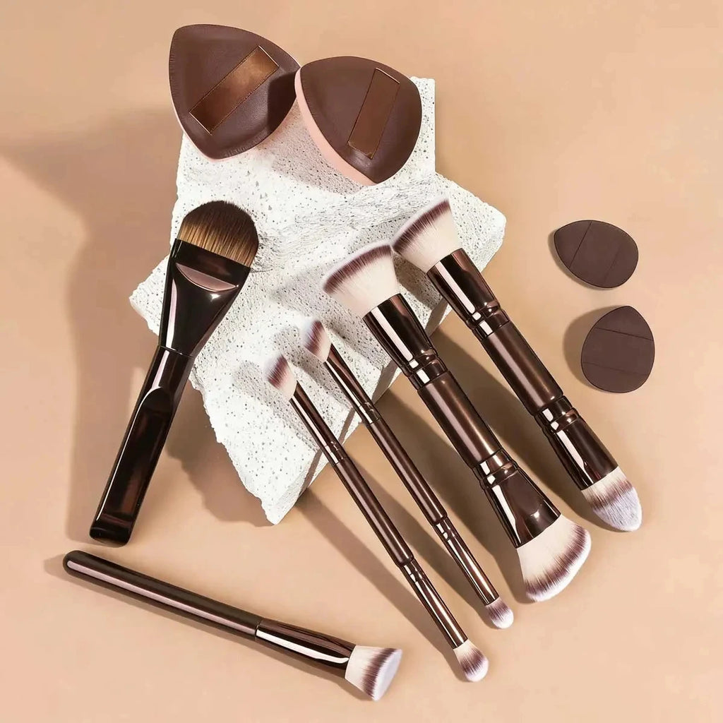 7–19 Piece Makeup Brush Set | Foundation, Blush & Eye Brushes Makeup Brush Set QXL
