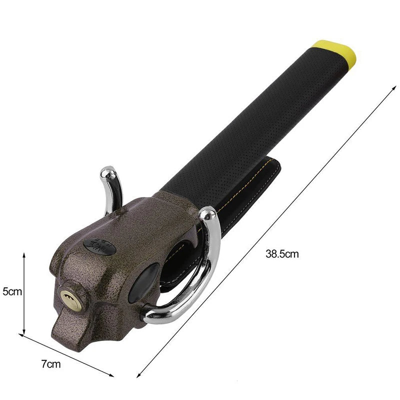 Foldable T-Lock Car Steering Wheel Anti-Theft Security Lock Steering Wheel Lock QXL