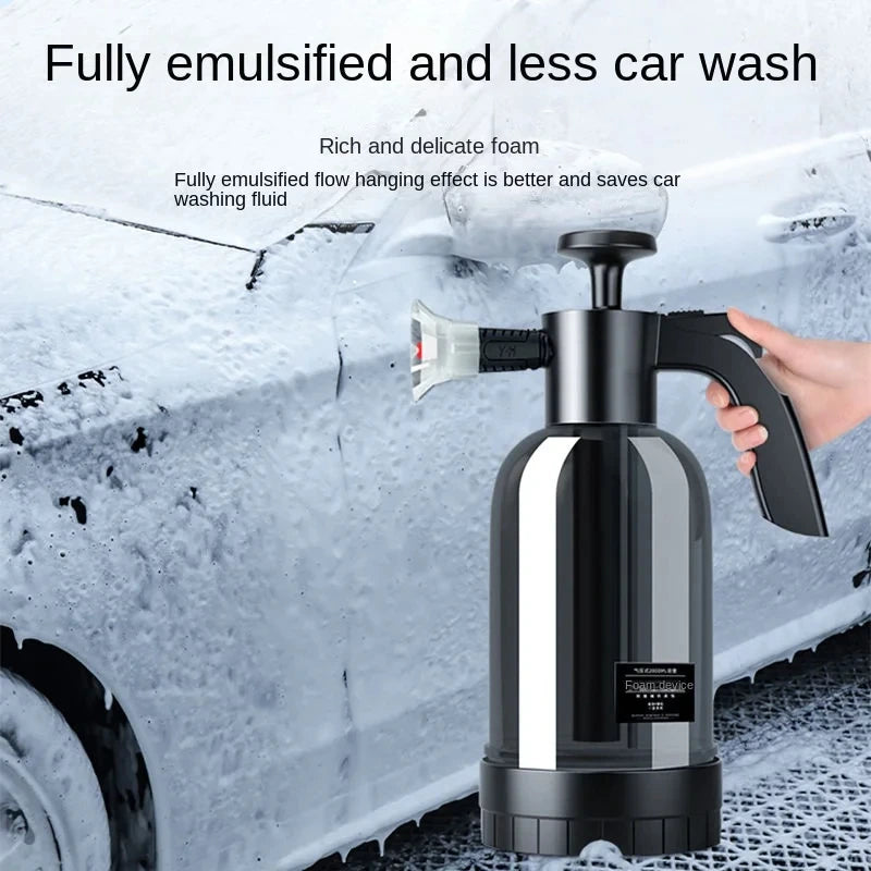 2L Hand Pump Foam Sprayer | Snow Foam Car Wash Cannon Foam Spray Cannon QXL