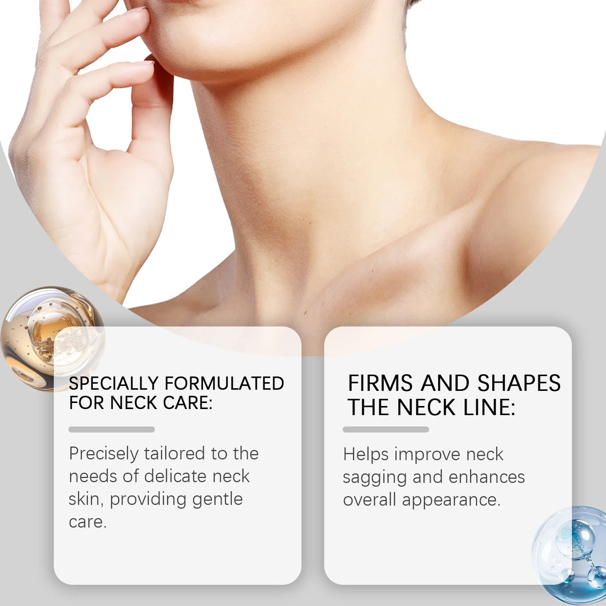 OUHOE Firming Collagen Neck Cream – Lifting & Moisturizing 50g Neck Firming Cream QXL