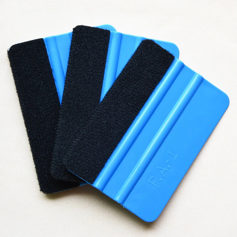 Suede Felt Vinyl Wrap Squeegee Scraper | Car Window Tint Tool Vinyl Wrap Squeegee QXL