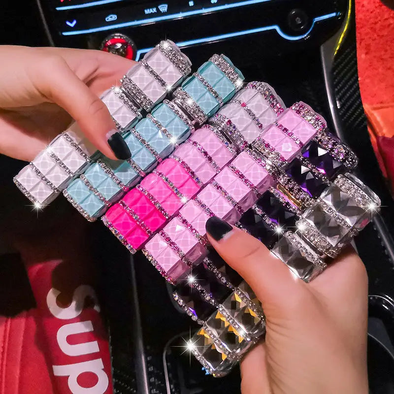 Diamond-Encrusted Refillable Perfume Fine Mist Spray Bottle Perfume Atomizer Bottle QXL