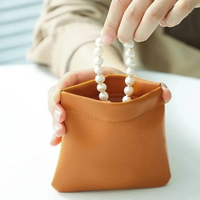PU Leather Travel Cosmetic Bag & Mini Coin Wallet Cosmetic Travel Bag QXL