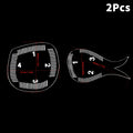 Brow Mapping Ruler – Eyebrow Shaping & Microblading Stencil Eyebrow Mapping Ruler QXL 2Pcs AD