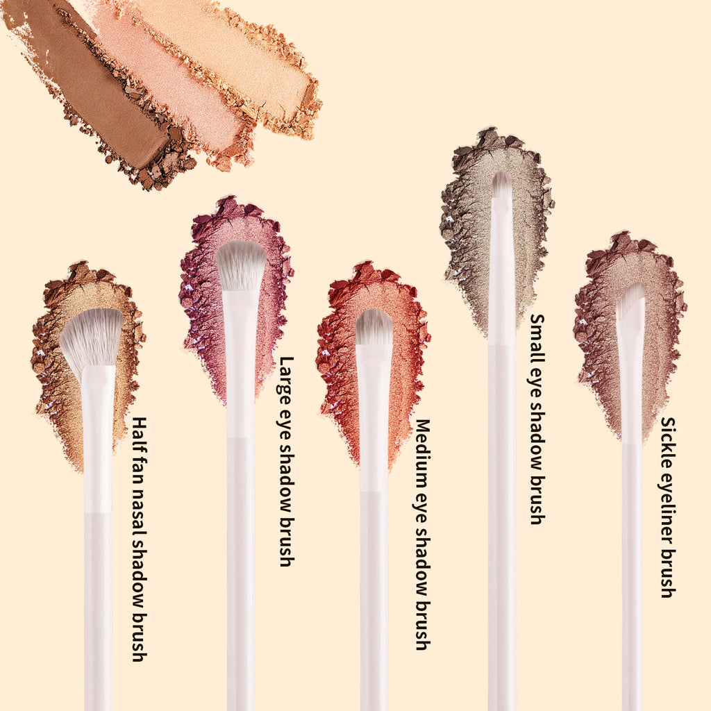 5-Piece Soft Bristle Eye Makeup Brush Set | Ronshadow Eye Makeup Brush Set QXL