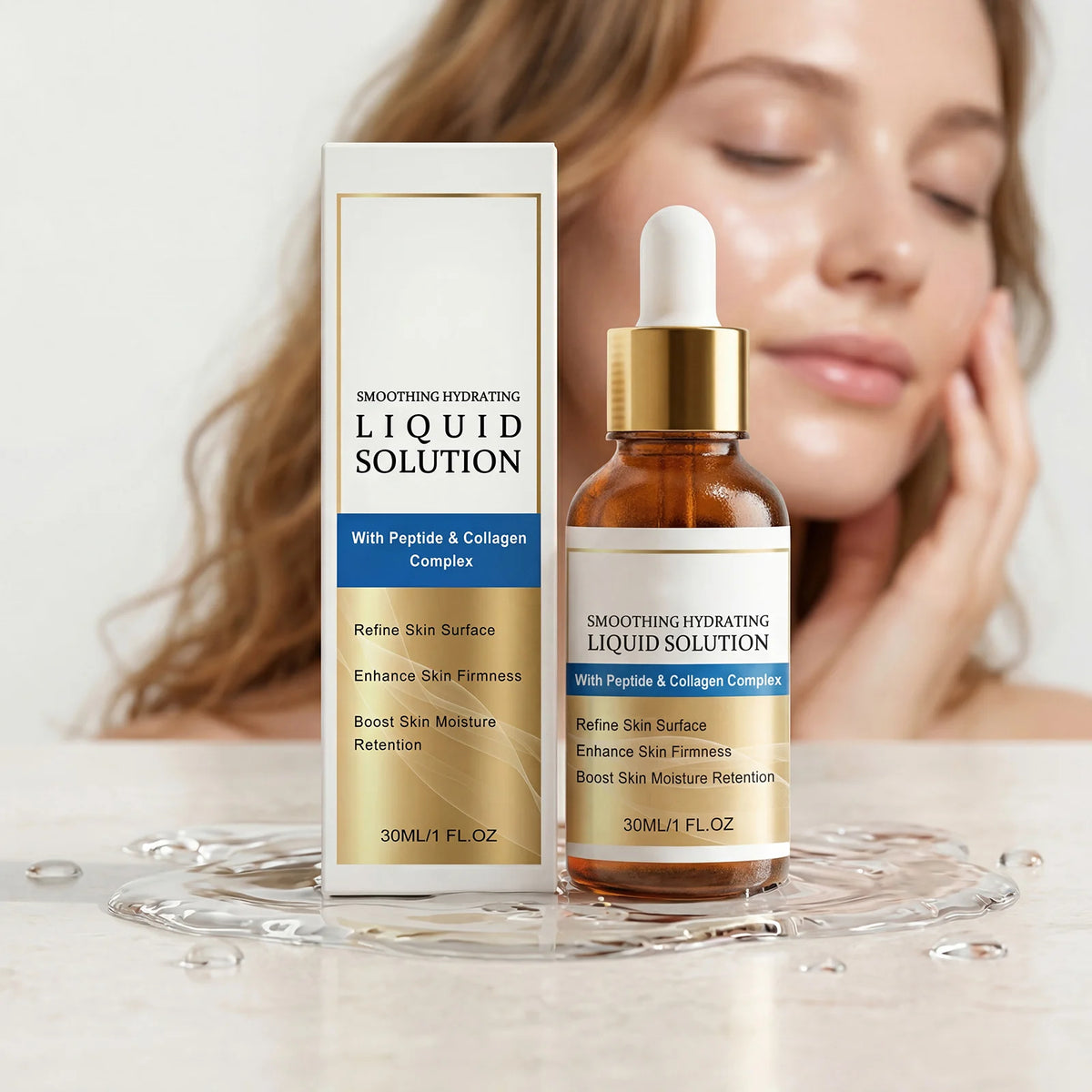 Hydrating Brightening Facial Serum 30ml | All Skin Types Facial Serum QXL