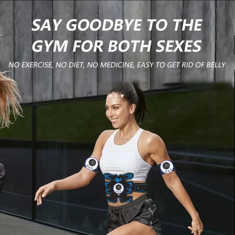 EMS Abdominal Stimulator Belt | 8 Modes 19 Levels Muscle Toner EMS Muscle Toner Belt QXL