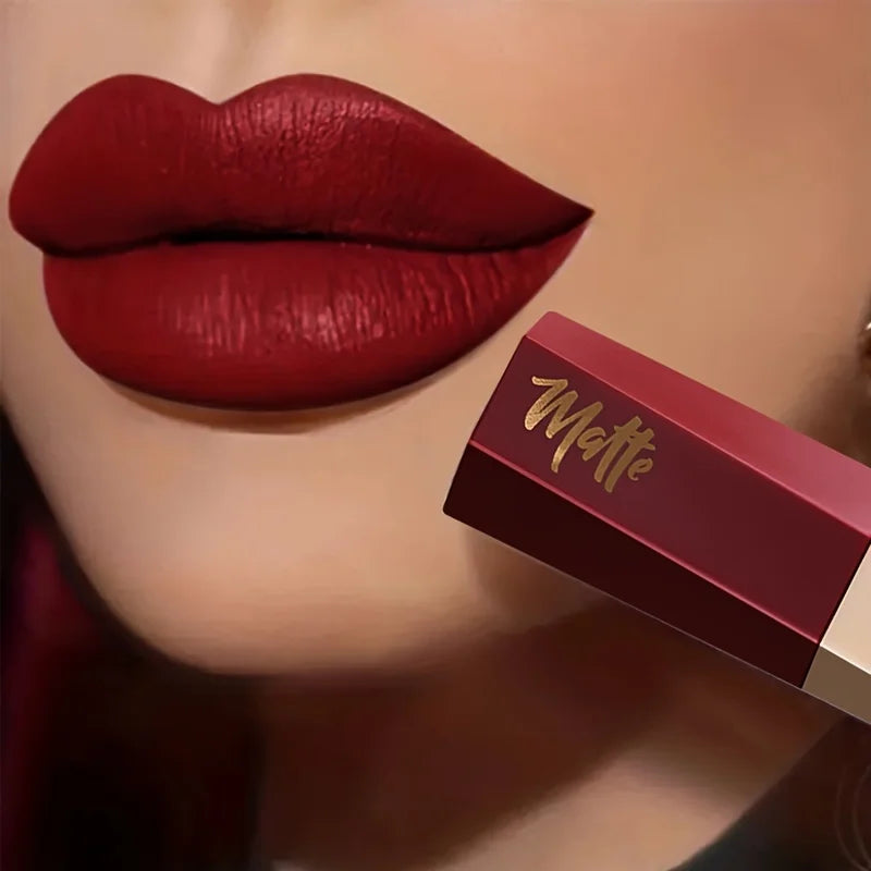 Matte Velvet Lip Tint | Nude, Waterproof & Long-Lasting Matte Liquid Lipstick QXL