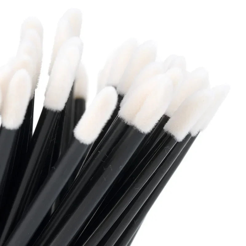 100-Pack Disposable Mascara Wands & Lip Brushes | Lash Applicator Disposable Makeup Applicators QXL