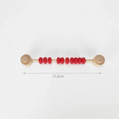 Busy Board Abacus Bead DIY Accessory | Montessori Toy 0–6 Yrs Montessori Busy Board QXL Abacus beads Red
