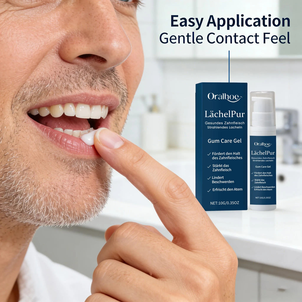 Oralhoe Chamomile Gum Care Gel | Peppermint Fresh Breath 10g Gum Care Gel QXL