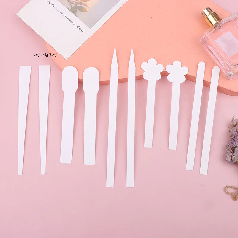 100-Pack Flower-Shape Perfume & Essential Oil Test Strips Fragrance Test Strips QXL