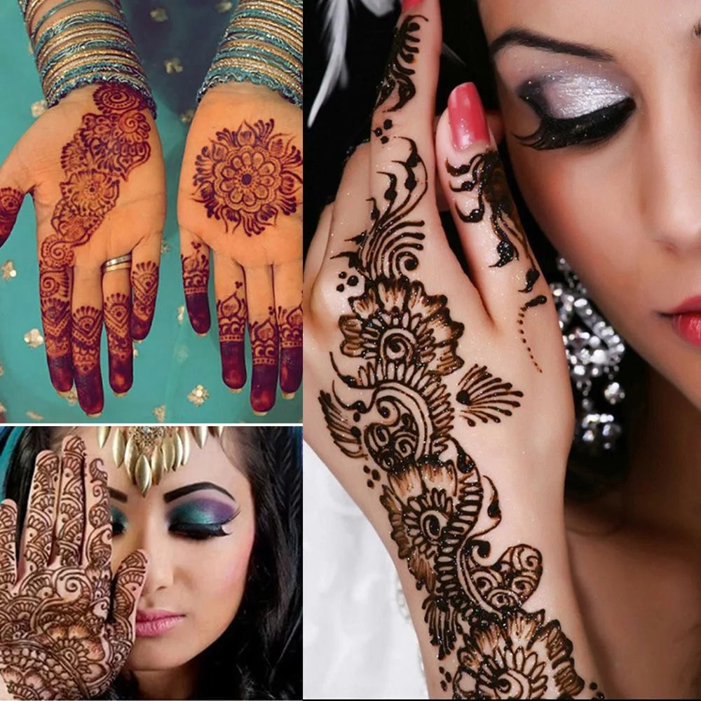 25g Natural Henna Paste Cone | Temporary Body Art Tattoo Henna Paste Cone QXL