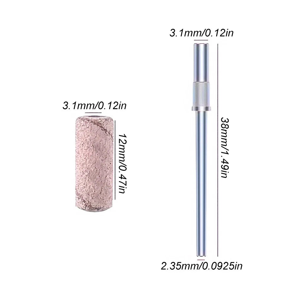 3mm Mini Sanding Bands for Nail Drill | 80–240 Grit | FUMOSIK Nail Sanding Bands QXL
