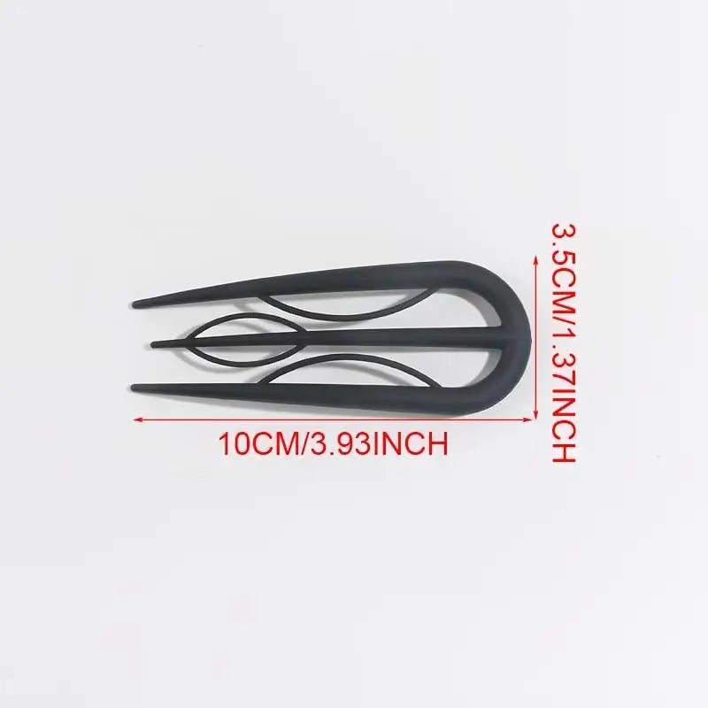 4-Pack Frosted U-Shape Hairpin Set | Elegant Hair Clips Hair Clip Set QXL
