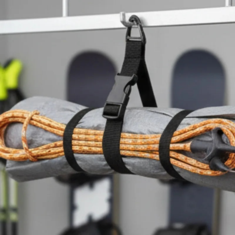 2/4-Pack 45cm Adjustable Nylon Cord Organizer | Triangle Buckle Cord Organizer Strap QXL