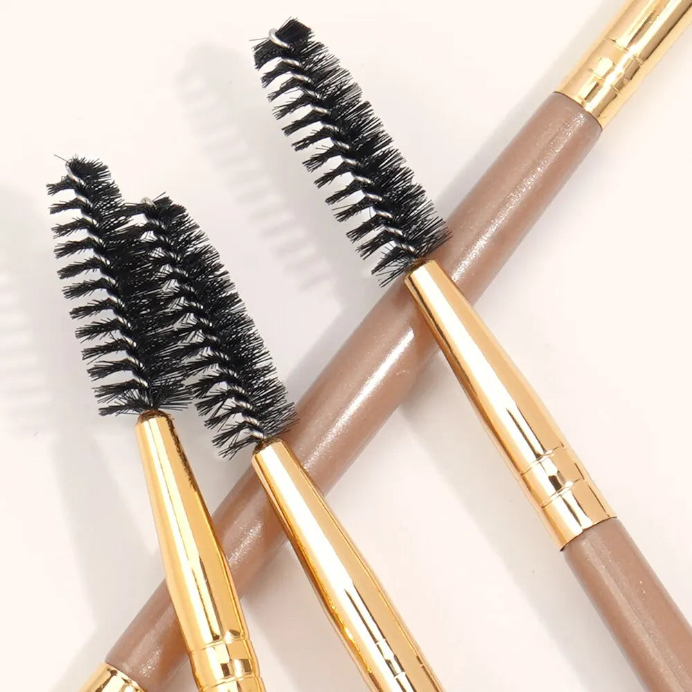 MAANGE 5-Pc Double-Ended Eyebrow & Eyeshadow Brush Set Eye Makeup Brush Set QXL