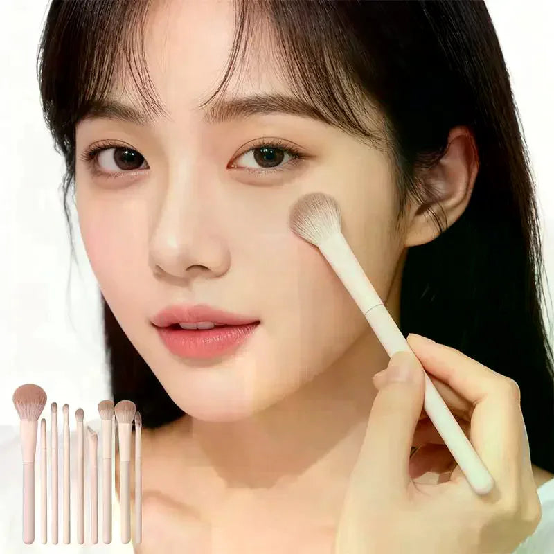 Beginner Makeup Brush Set 7–13 Pcs | Foundation & Eyeshadow Makeup Brush Set QXL