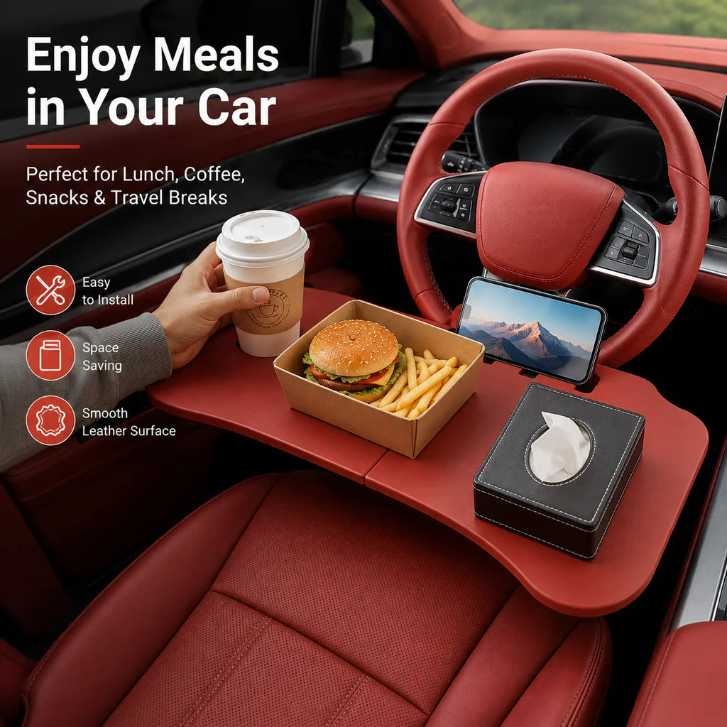 Foldable Car Tray Table | Dining & Laptop Desk for Tesla Car Tray Table QXL