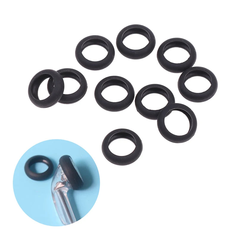 10-Pack Silicone Earphone Cover Rings for 15mm Earbuds Earphone Cover Rings QXL one size