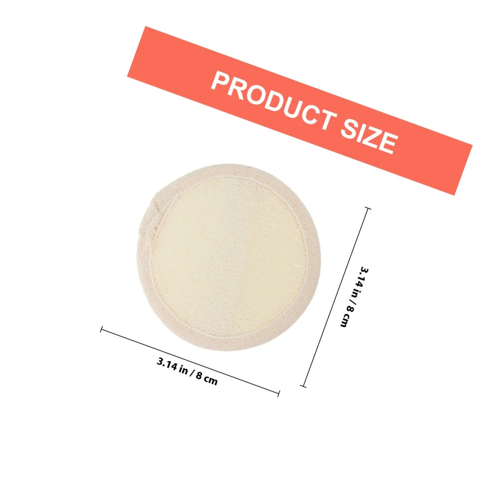 Reusable Loofah Facial Cleansing Puffs & Makeup Remover Pads Facial Cleansing Puff QXL 8x8x0.6cm