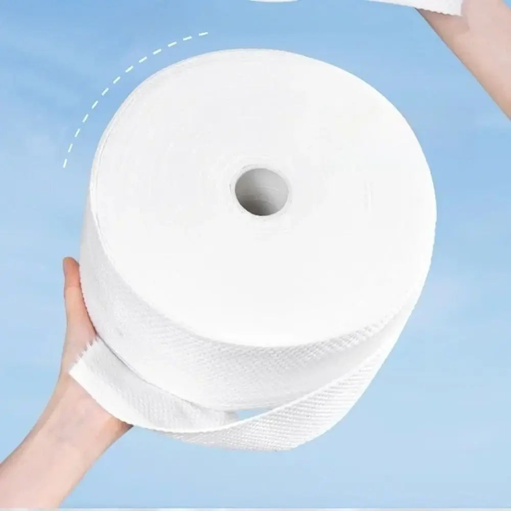 Extra Large Disposable Cotton Face Towels | Pearl Pattern Roll Disposable Face Towels QXL