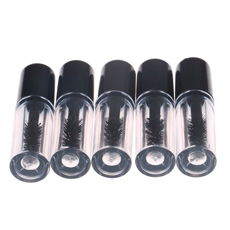 Refillable Empty Mascara Tubes with Wand | 5-Pack 0.8ml Mascara Refill Bottle QXL