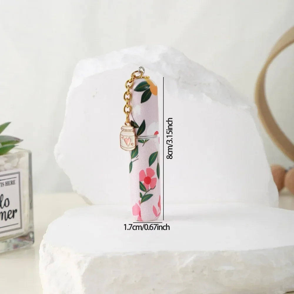 5ml Mini Refillable Perfume Spray Bottle | Flower Pattern Perfume Atomizer QXL