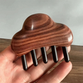 Cloud Lotus Wooden Scalp Massage Comb | Anti-Static Scalp Massage Comb QXL 2