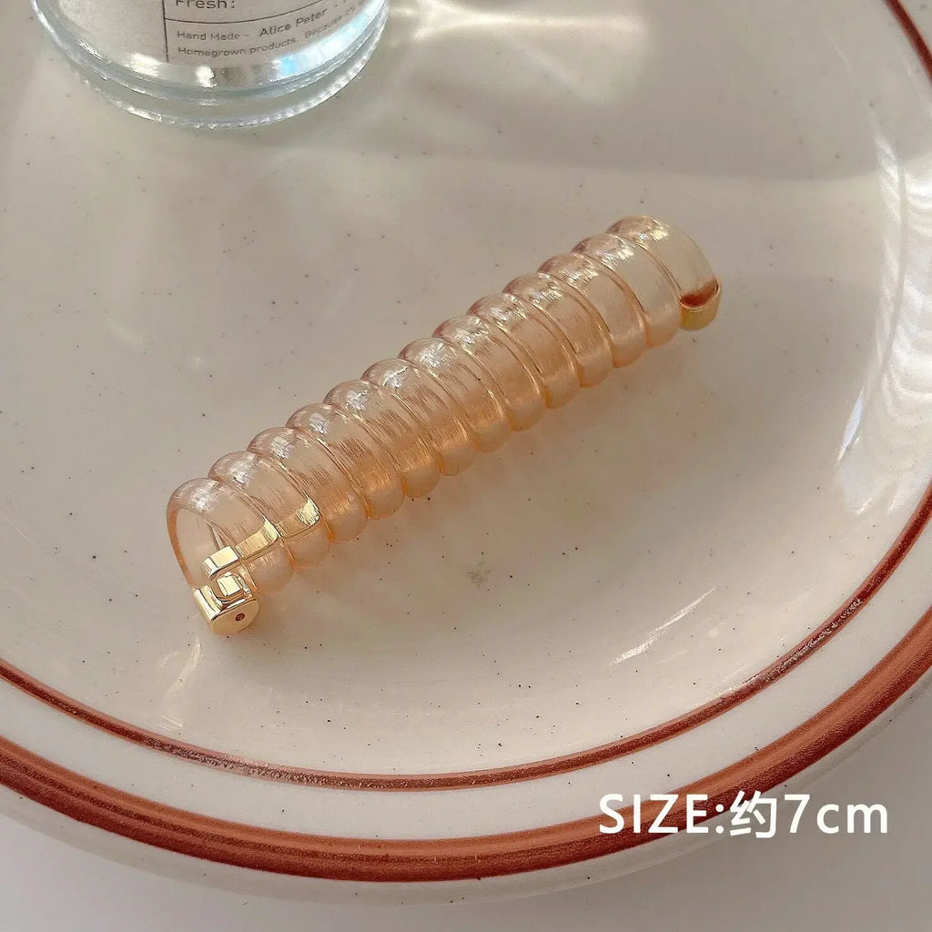 Gold Telephone Line Hair Ties | Elastic Coil Hair Loops Elastic Hair Ties QXL