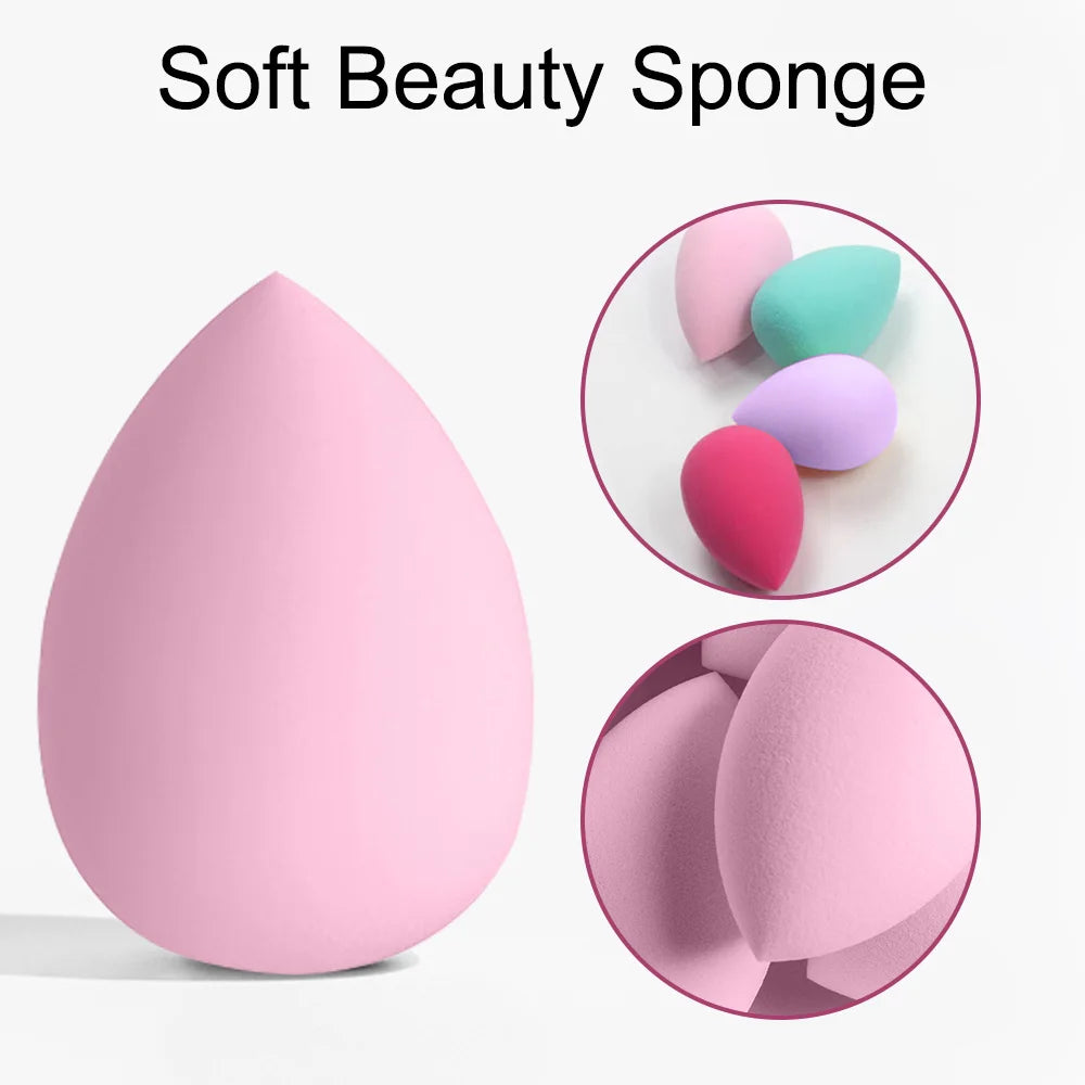 Triangle Makeup Sponge Set | Multi-Colored Mini Puffs 12–20 Pc Makeup Sponge Set QXL