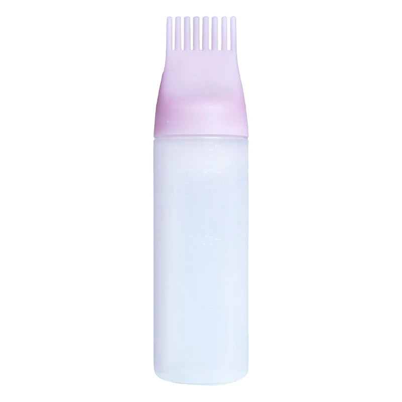 170ml Squeeze Applicator Bottle | Hair Dye & Oil Dispenser Hair Dye Applicator Bottle QXL Light pink