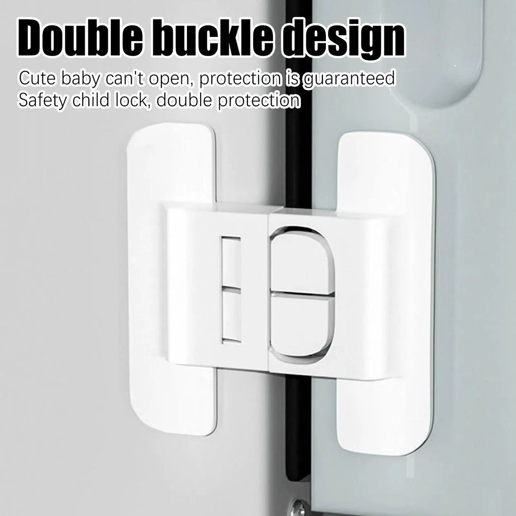 Baby Safety Fridge & Cabinet Lock | Anti-Open Buckle Baby Safety Lock QXL