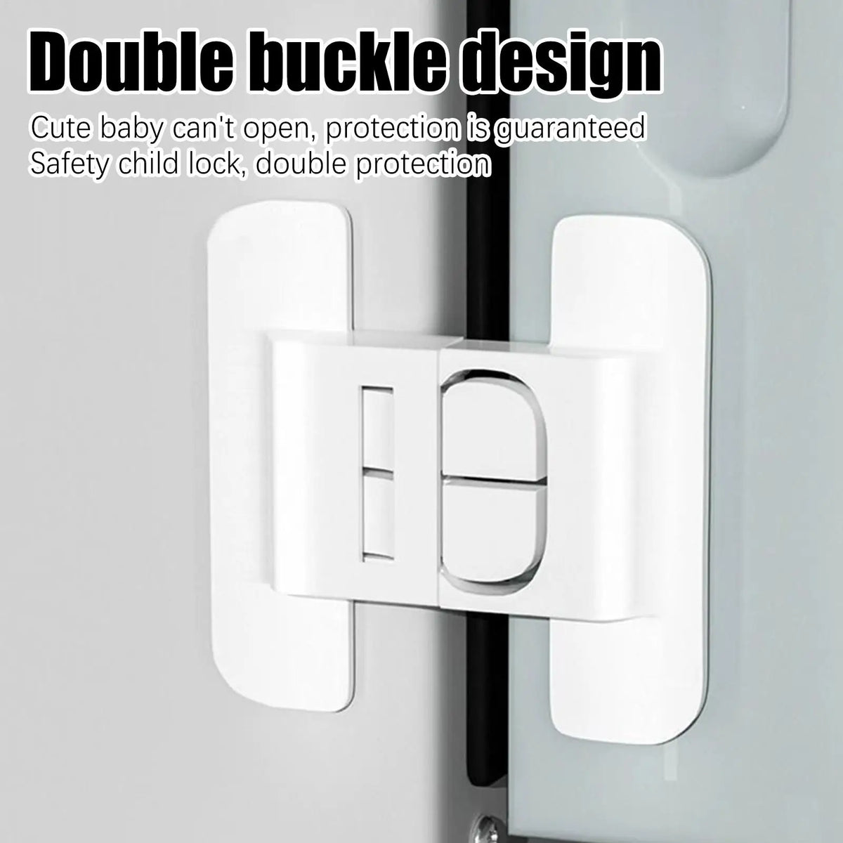 Baby Safety Fridge & Cabinet Lock | Anti-Open Buckle Baby Safety Lock QXL