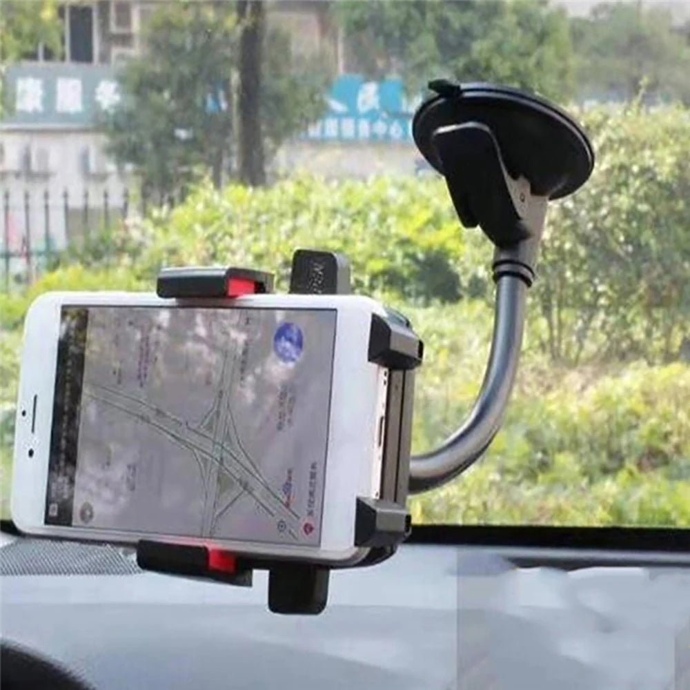 Car Phone Holder | Rearview Mirror & Suction Cup Mount Car Phone Mount QXL