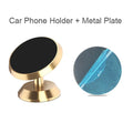 Magnetic Car Phone Holder | Dashboard & Wall Stick-On Mount Car Phone Mount QXL Golden