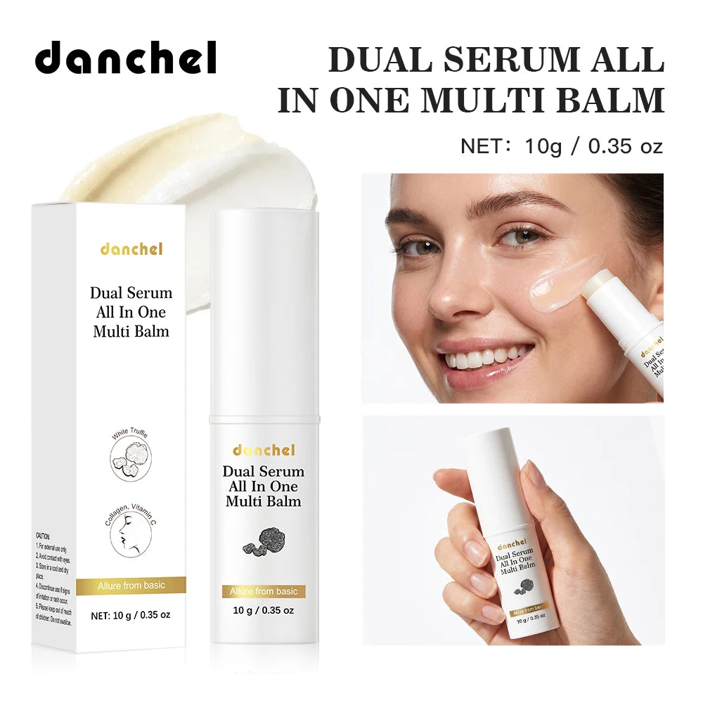 Vegan Collagen & Vitamin C 3-in-1 Balm Serum Stick | 10g Serum Balm Stick QXL 1 pc