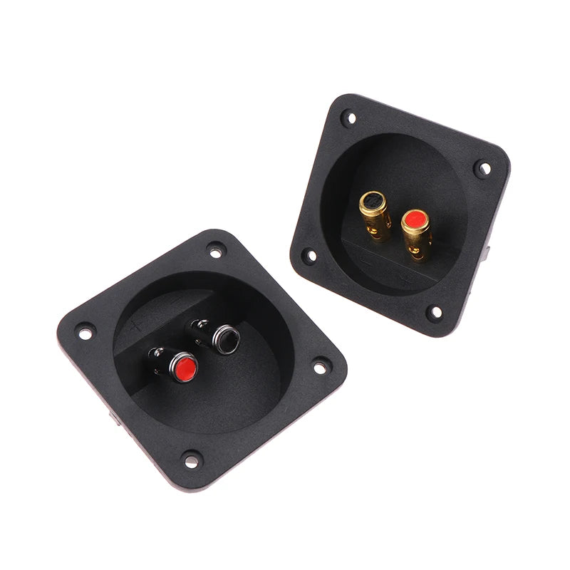 Round Speaker Terminal Cup | Gold-Plated Banana Jack Panel Plug Speaker Terminal Cup QXL