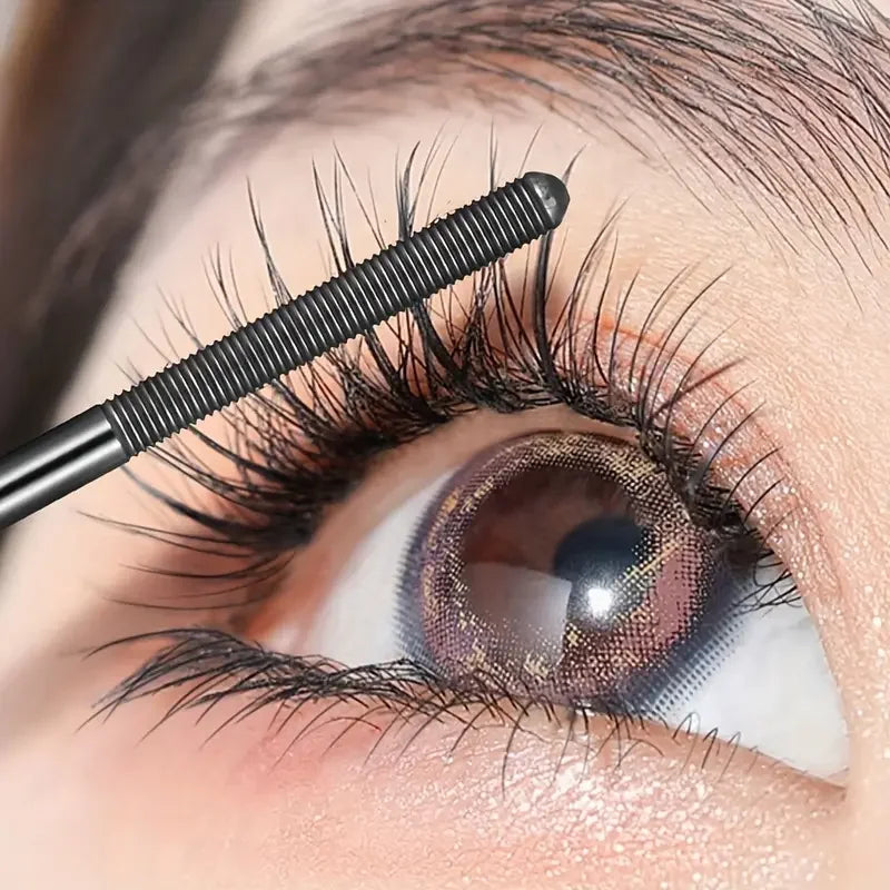 VERONNI Waterproof Silk Fiber Mascara | Curling Spiral Brush Silk Fiber Mascara QXL