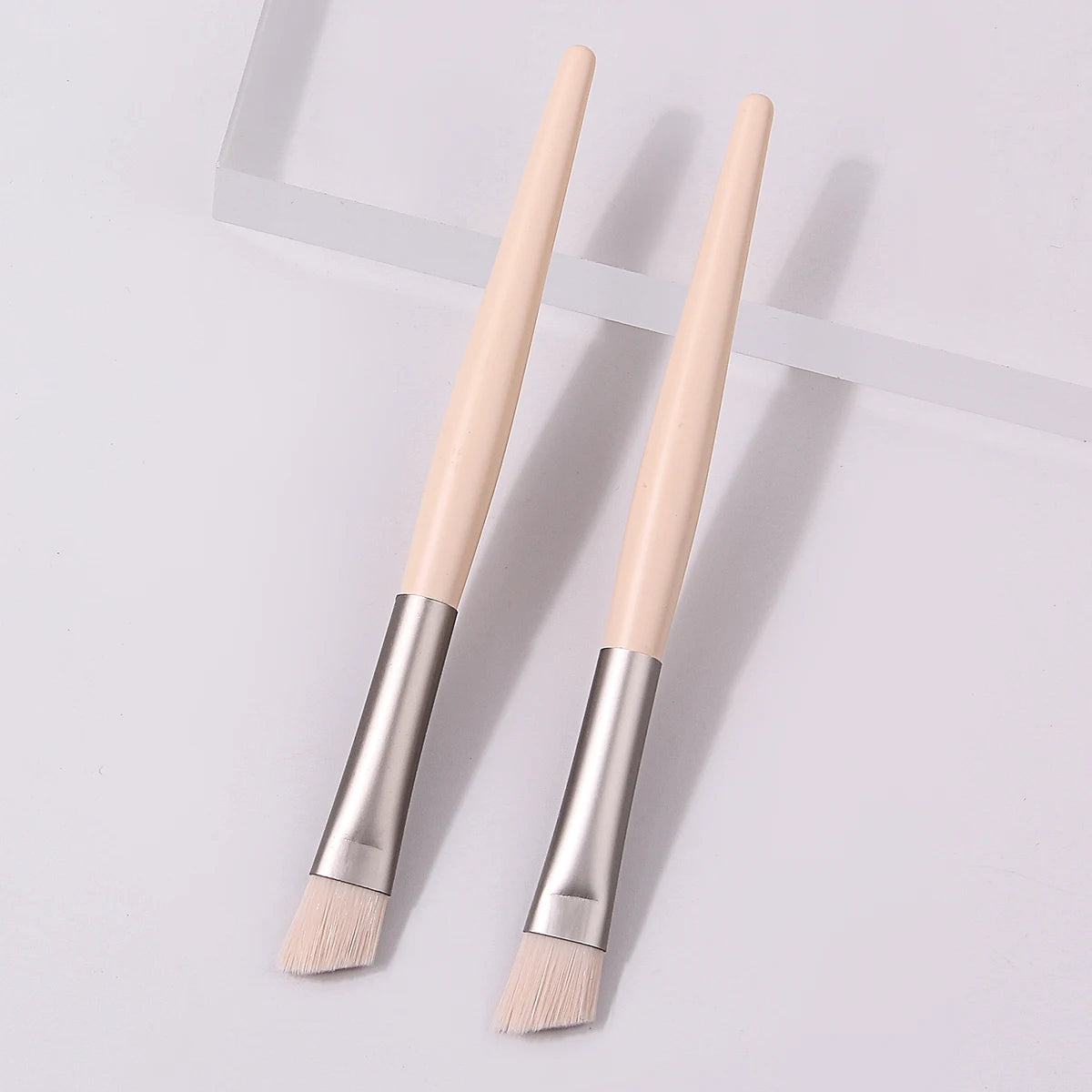 KOSSHOW 2-Pack Angled Eyebrow Brush Set – Define & Fill Brows Eyebrow Brush Set QXL