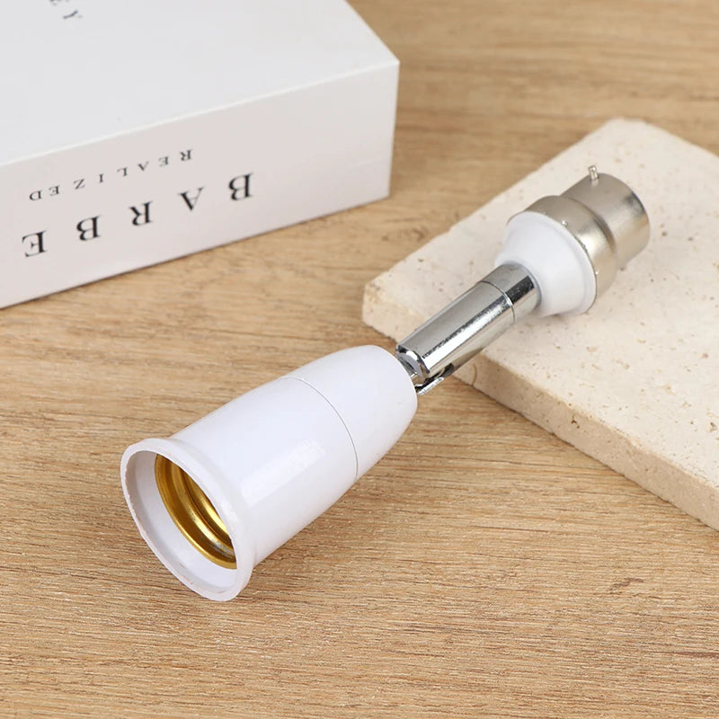 B22 to E27/E26 Socket Adapter | 90° Rotatable Light Converter Light Socket Adapter QXL