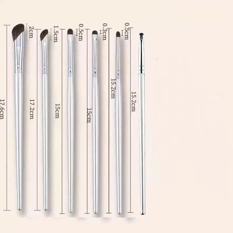 Eye & Nose Contour Makeup Brush Set | Horse Hair 3/4/6 Pcs Makeup Brush Set QXL A3