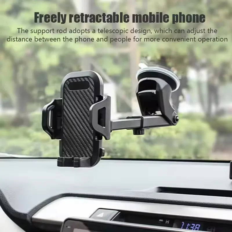 360° Car Phone Holder | Suction Cup Windshield Mount – Universal Car Phone Mount QXL