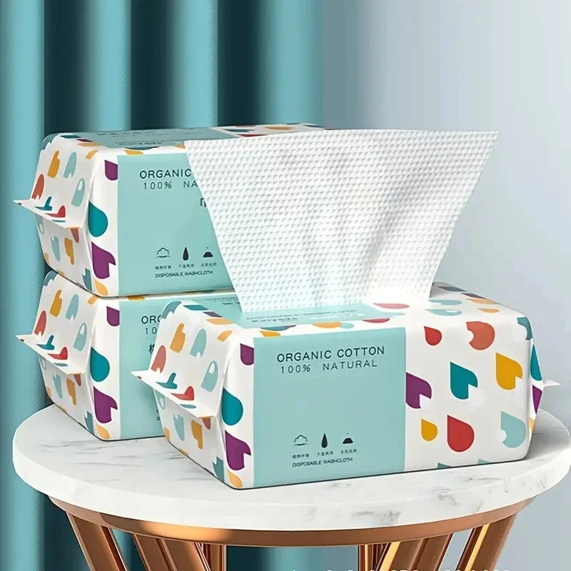 Disposable Cotton Face Towels – Soft Makeup Removing Wipes Disposable Face Towels QXL