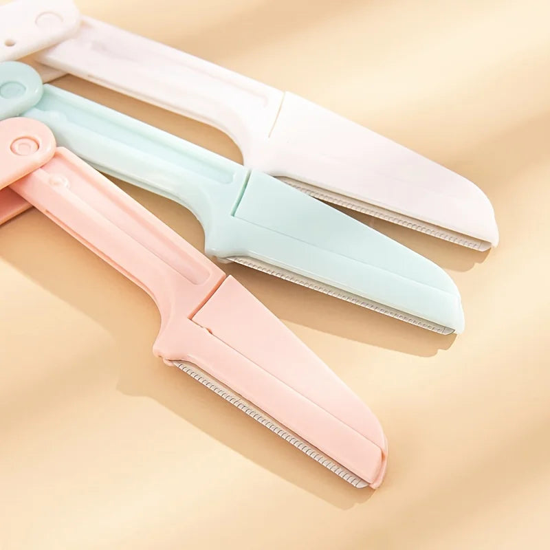 Portable Foldable Eyebrow Trimmer & Facial Shaver – 1 or 3 Pack Eyebrow Trimmer QXL