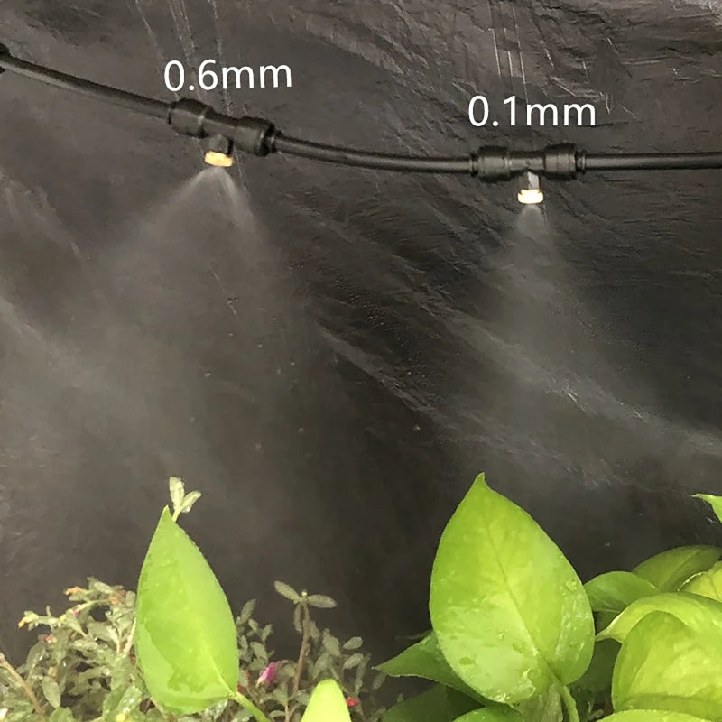 18M Garden Misting System – Electric Pump & 26 Nozzles Garden Misting System QXL