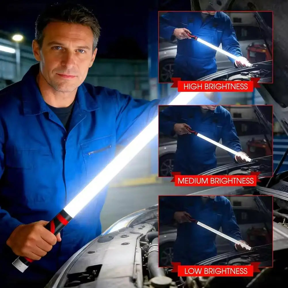 27" Flexible LED Work Light 800 Lumens | USB-C Rechargeable Flexible Work Light QXL