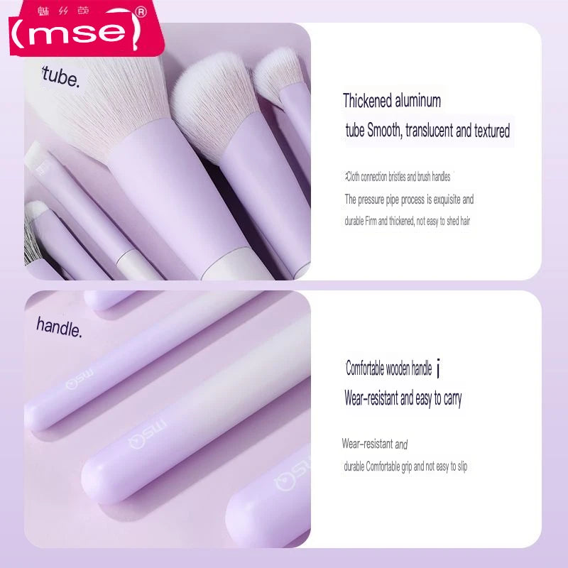 MSQ 11-Piece Makeup Brush Set | Eyeshadow & Face Brushes Makeup Brush Set QXL