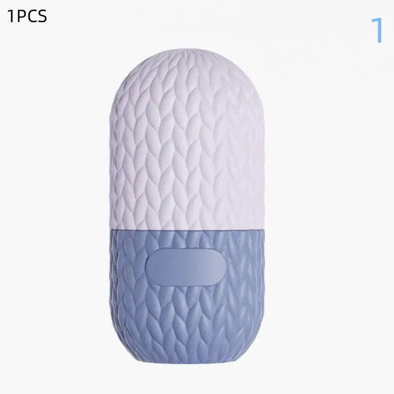 Silicone Ice Roller Face Massager | Reusable Cube Tray Tool Ice Face Roller QXL Purple 1